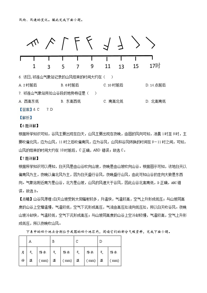 四川省华蓥中学2024-2025学年高三上学期8月月考地理试题（解析版）03