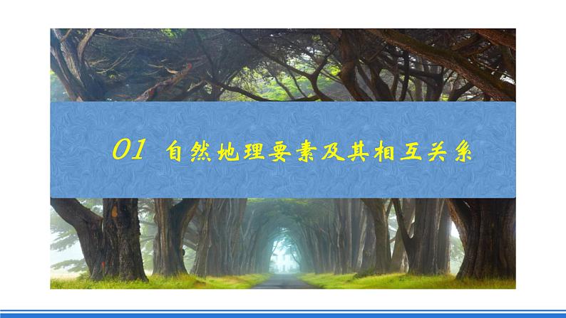 中图版高二地理2019选择性必修一  5.1《自然地理环境的整体性》课件07