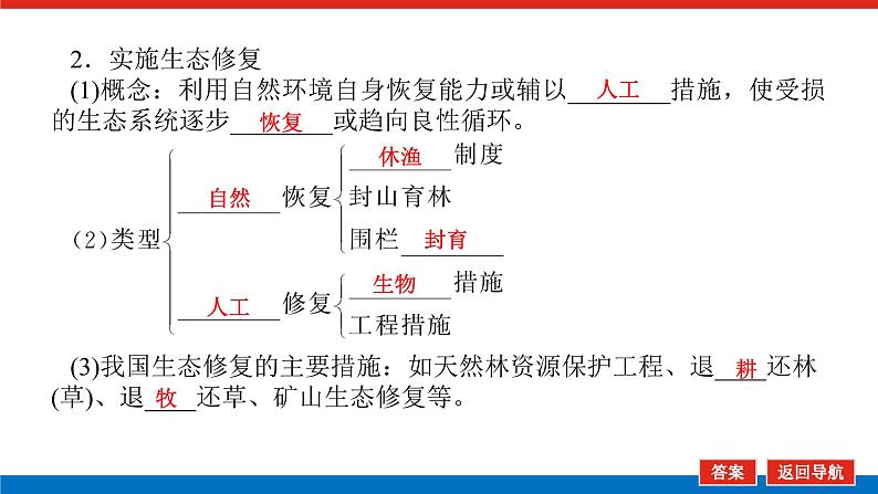 2025届高中地理全程复习PPT课件第78课时生态保护与国家安全第7页