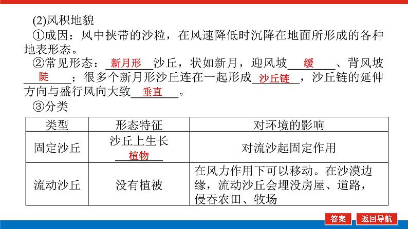 2025届高中地理全程复习PPT课件第34课时风沙地貌第7页