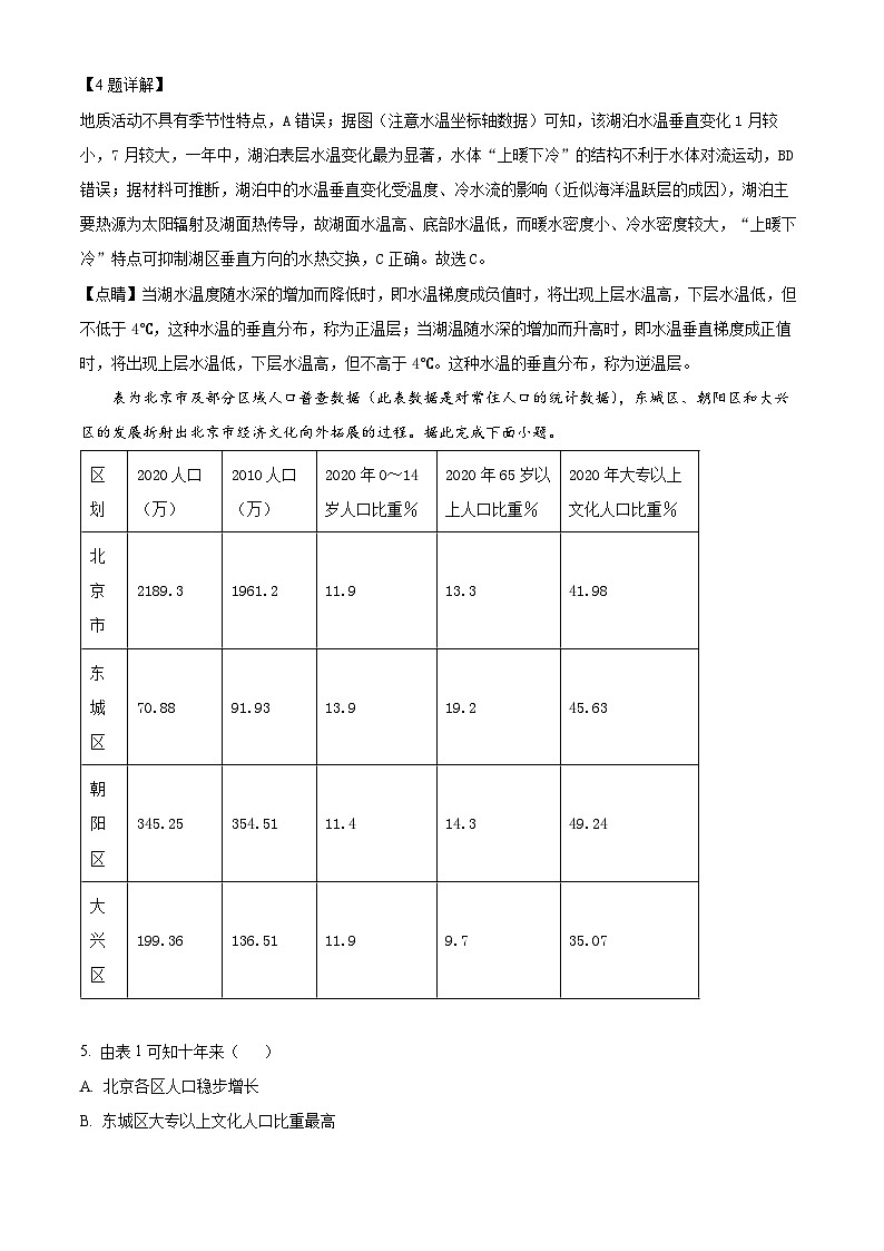 河南省洛阳市第一高级中学2024-2025学年高三上学期开学考试地理试题（解析版）第3页