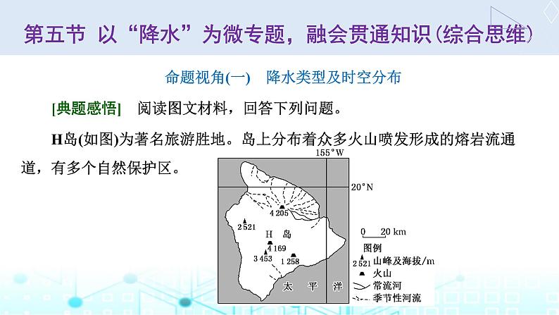 新课标高考地理一轮复习第四章大气的运动第五节以“降水”为微专题，融会贯通知识(综合思维)课件第1页