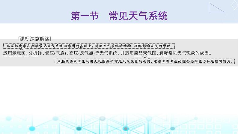 新课标高考地理一轮复习第四章大气的运动第一节常见天气系统课件02