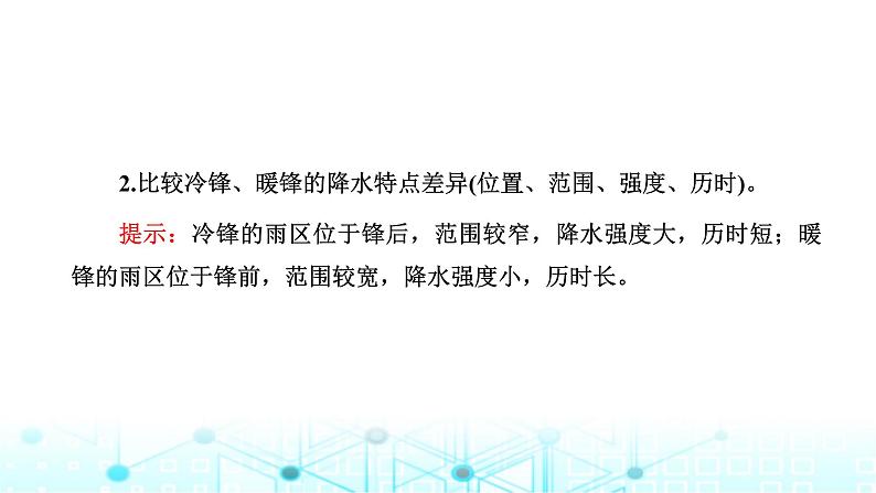 新课标高考地理一轮复习第四章大气的运动第一节常见天气系统课件08