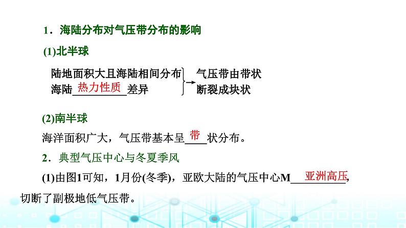 新课标高考地理一轮复习第四章大气的运动第二节气压带、风带及其对气候的影响课件第8页