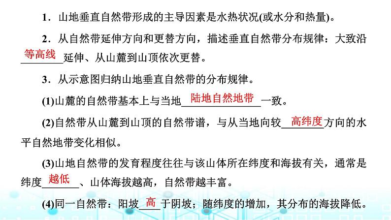 新课标高考地理一轮复习第七章第三节自然环境的地域差异性课件第6页