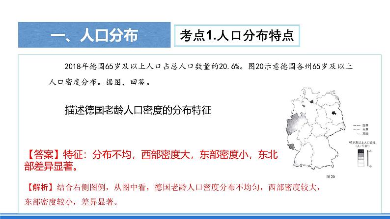 【新教材】鲁教版高中地理必修第二册 第一单元《人口与环境》单元复习课件（1）05