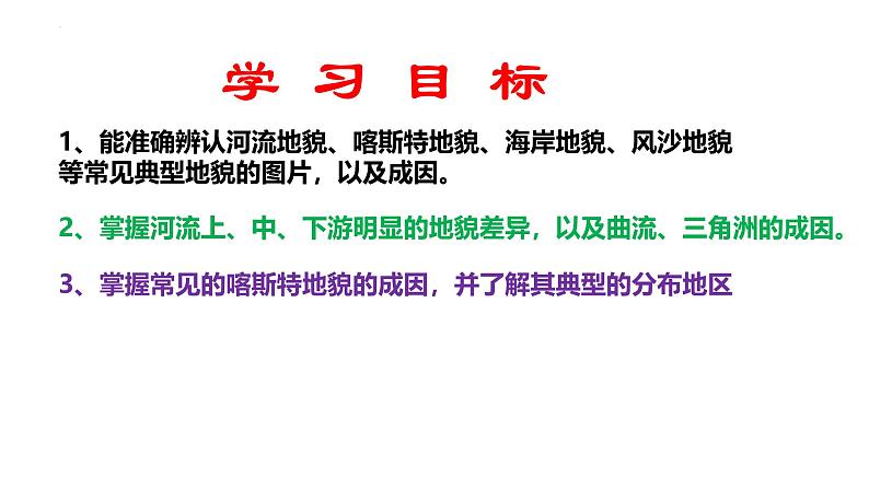 人教版高中地理必修一第四章第一节常见的地貌课件（共2课时内含视频）第3页