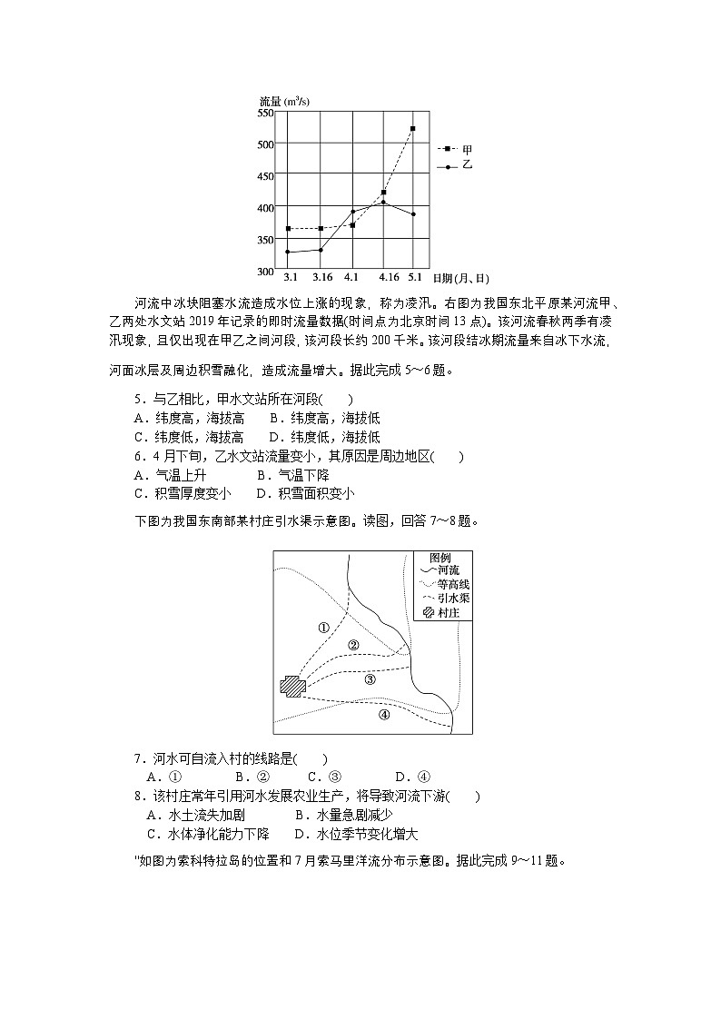 2024—2025高中地理人教版一轮复习选择性必修1章末检测(四)第2页