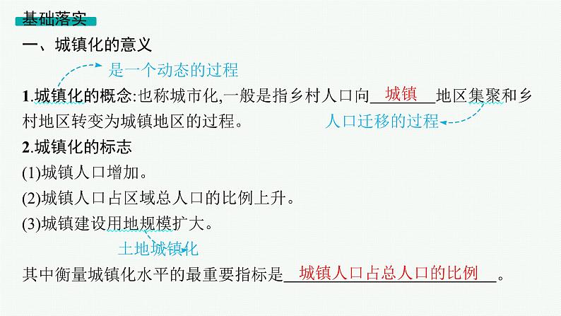 2025年人教版新高考地理新教材一轮总复习地理课件第9章乡村和城镇第3讲城镇化05