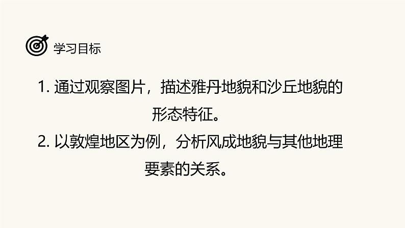 鲁教版2019高一地理 必修第一册 3.2 走进敦煌风成地貌的世界 课件04