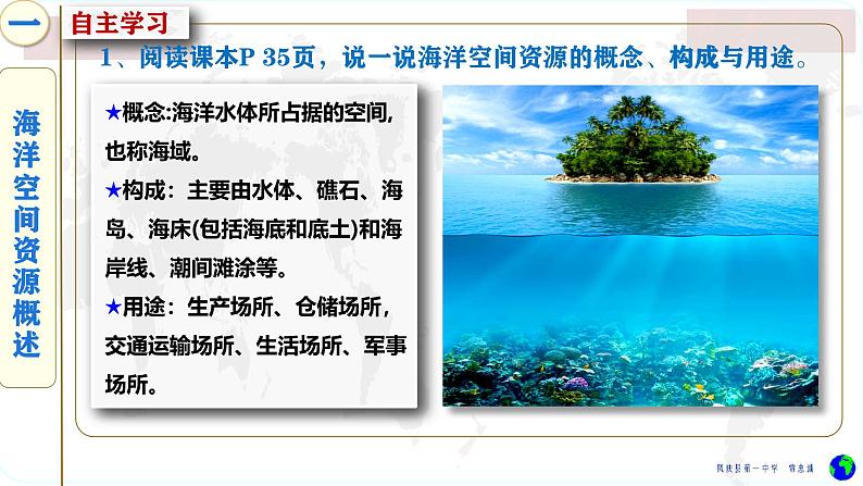 鲁教版2019高二地理选择性必修3 1.4海洋空间资源与国家安全 课件05