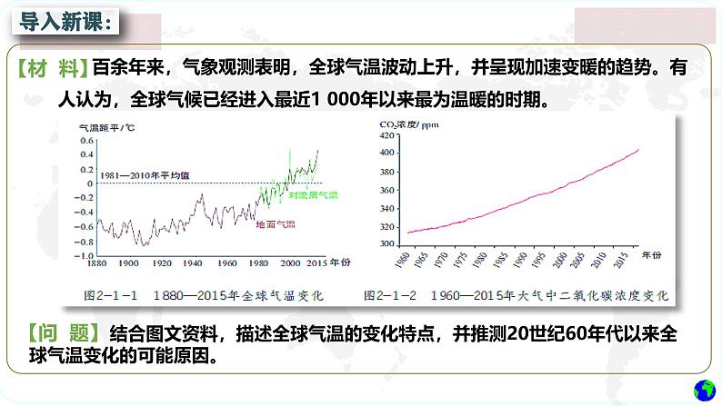 鲁教版2019高二地理选择性必修3 2.1碳排放与环境安全 课件04