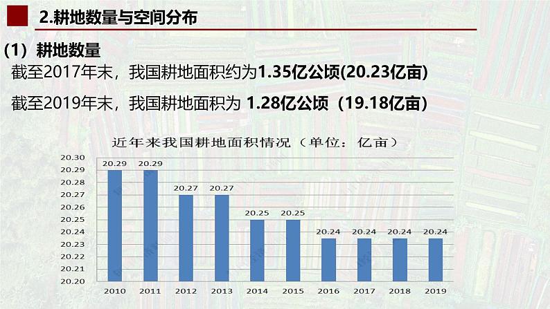 中图版2019高二地理选择性必修32.1中国耕地资源与粮食安全 课件07