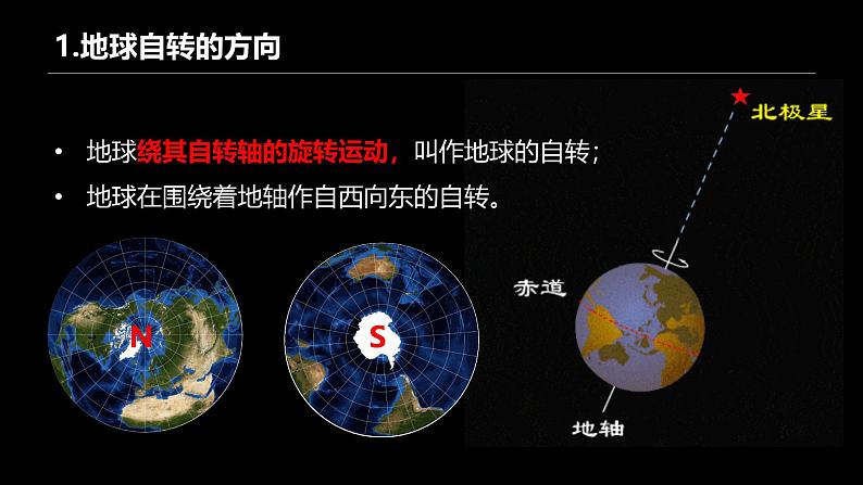 鲁教版2019高二地理选择性必修1 1.1 地球自转的意义 课件第6页