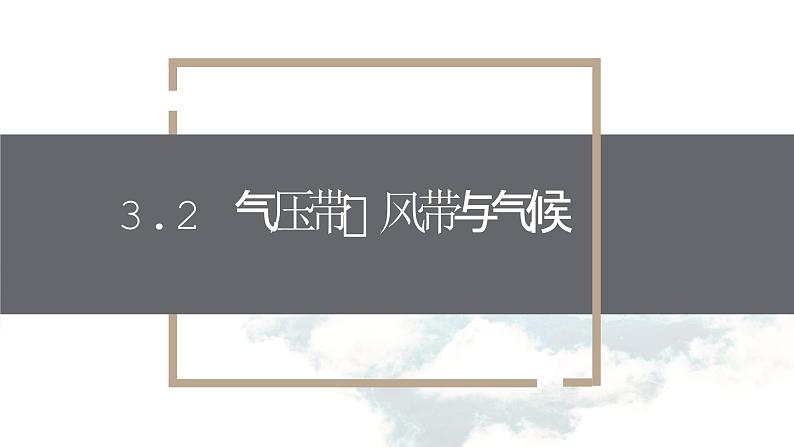 鲁教版2019高二地理选择性必修1 3.2 气压带、风带与气候（含3课时） 课件02