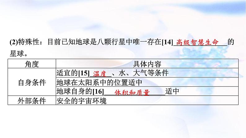 高考地理一轮复习第二章宇宙中的地球及其运动第一节地球的宇宙环境及太阳对地球的影响课件08