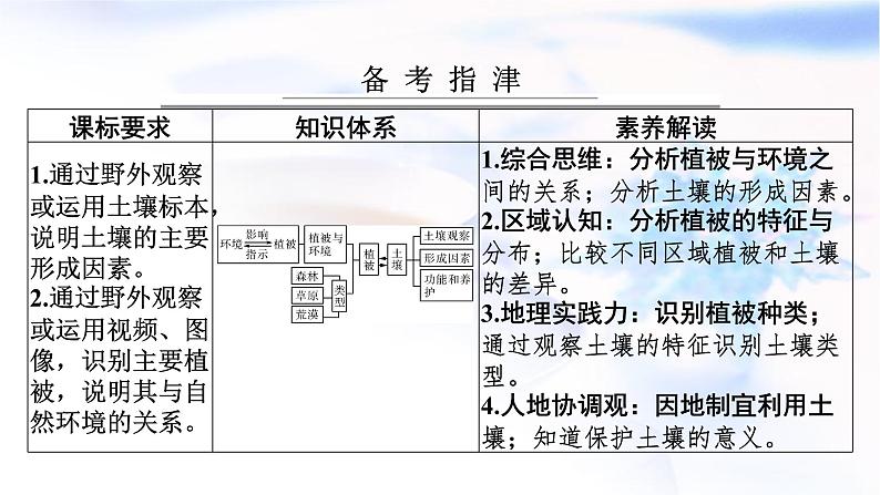 高考地理一轮复习第六章自然环境的整体性和差异性第一节植被与土壤课件第2页