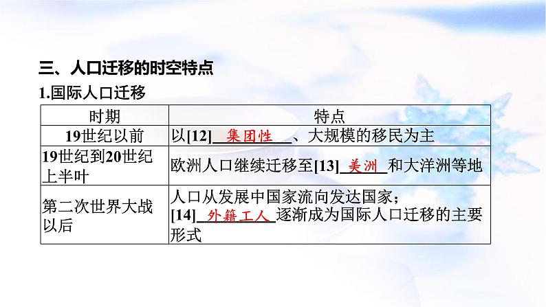 高考地理一轮复习第八章人口第二节人口迁移课件07