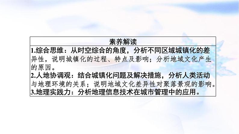 高考地理一轮复习第九章乡村和城镇空间结构第二节城镇化、地域文化与城乡景观课件03