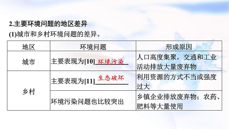 高考地理一轮复习第十二章环境与发展第一节环境问题与可持续发展课件06