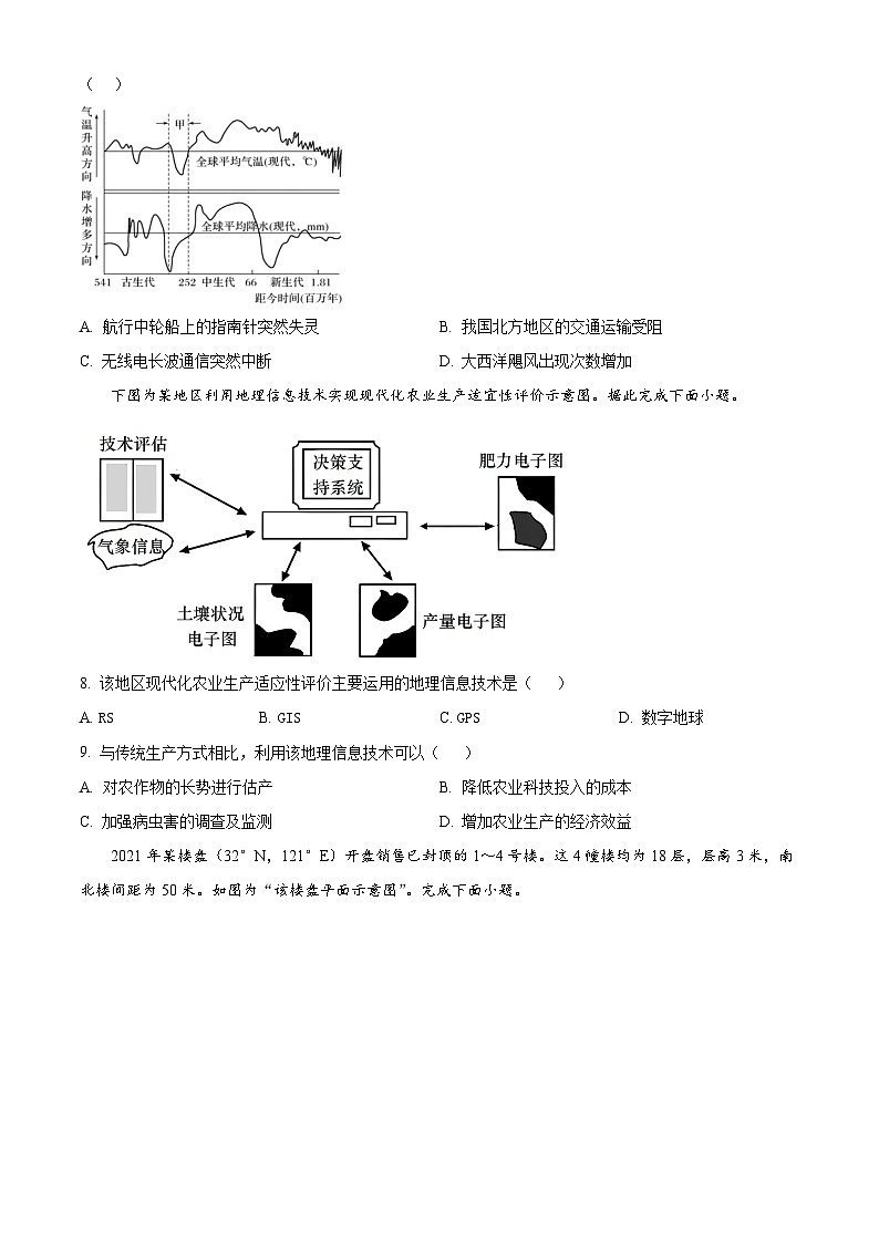 湖南省岳阳市岳阳县第一中学2024-2025学年高三上学期开学考试地理试题（原卷版）第3页