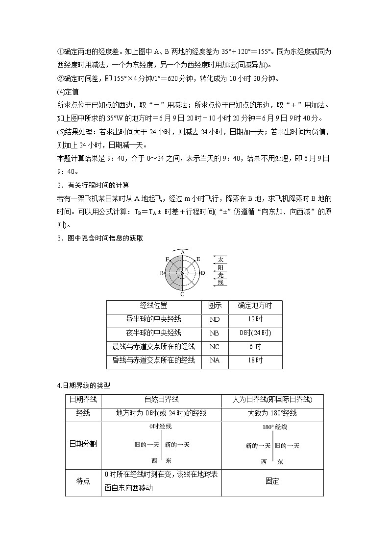 第一部分  第二章　第三讲　课时一0　时差-2025年高考地理大一轮复习（课件+讲义+练习）03