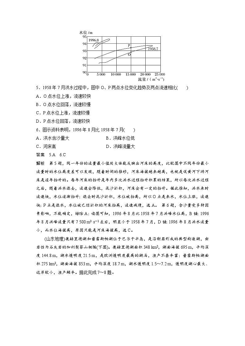 第一部分  第四章　真题专练-2025年高考地理大一轮复习（课件+讲义+练习）03