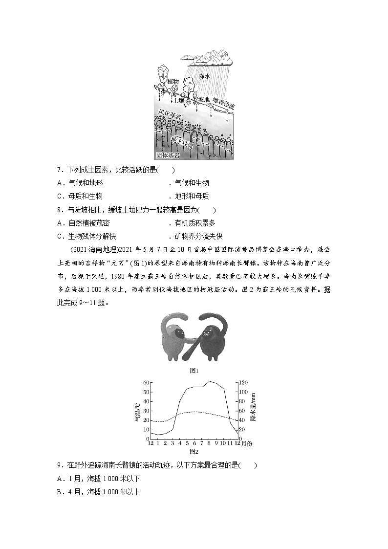 第一部分  第六章　第一讲　真题专练-2025年高考地理大一轮复习（课件+讲义+练习）03