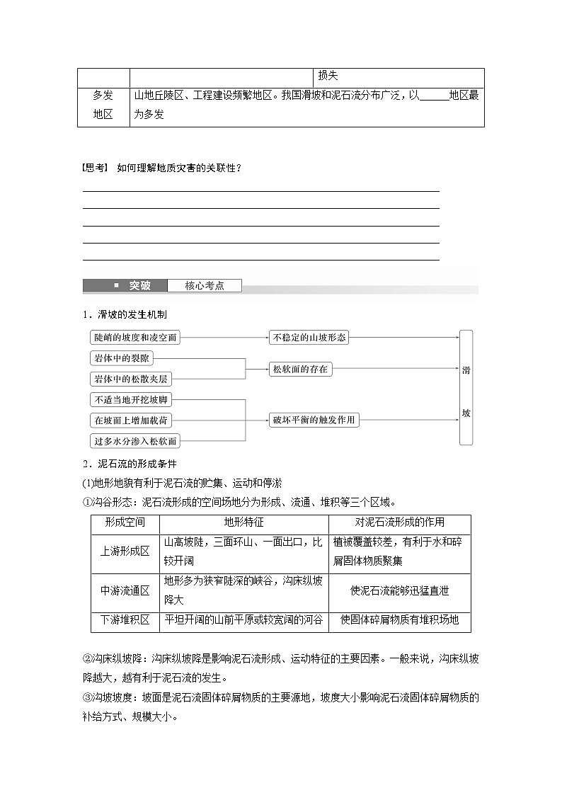 第一部分  第七章　课时四0　地质灾害-2025年高考地理大一轮复习（课件+讲义+练习）03
