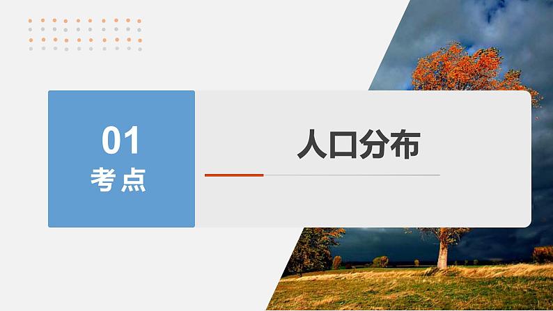 第二部分  第一章　课时四1　人口分布与人口容量-2025年高考地理大一轮复习（课件+讲义+练习）06