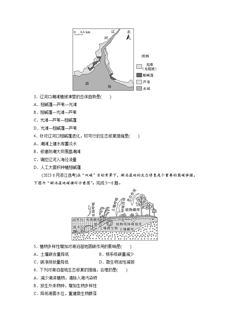 第四部分  第二章　真题专练-2025年高考地理大一轮复习（课件+讲义+练习）02