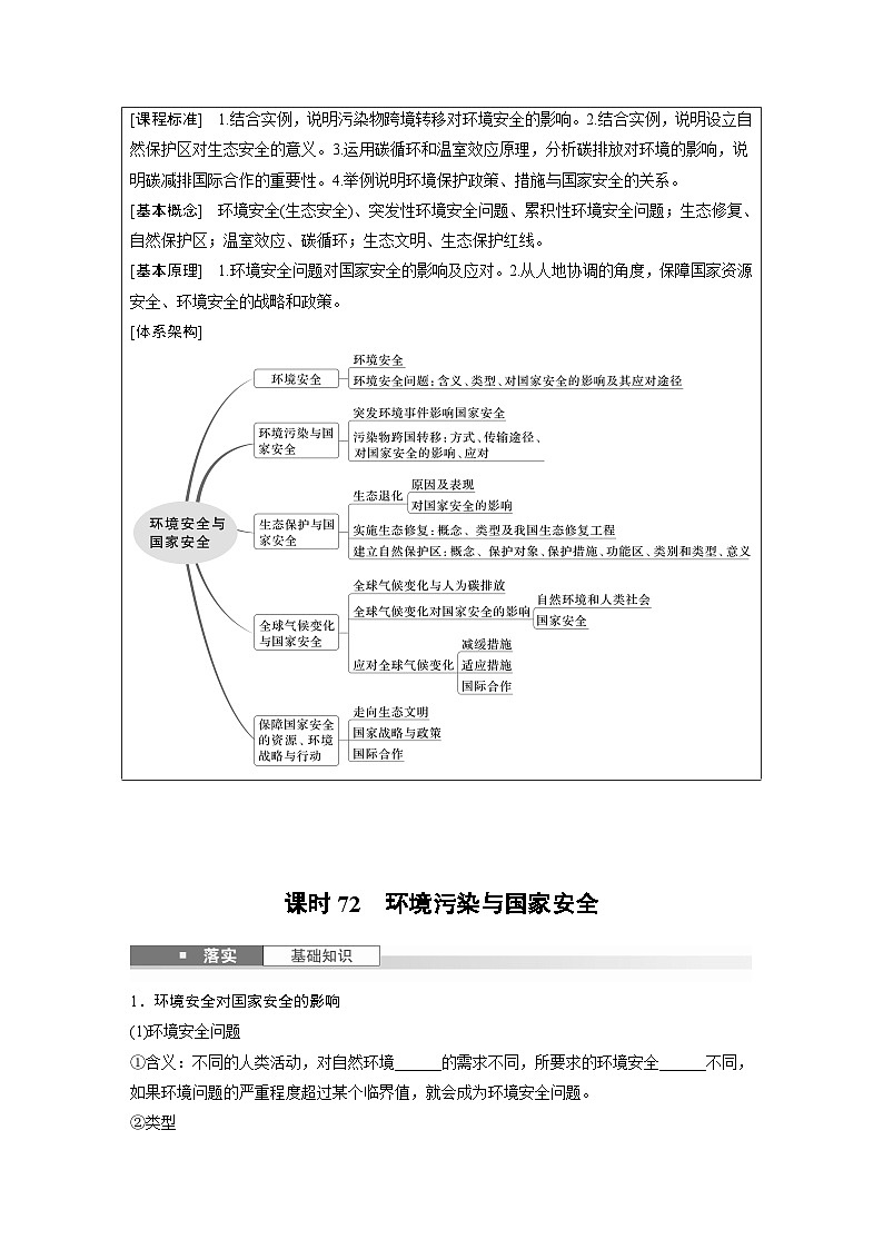 第四部分  第二章　课时七2　环境污染与国家安全-2025年高考地理大一轮复习（课件+讲义+练习）02