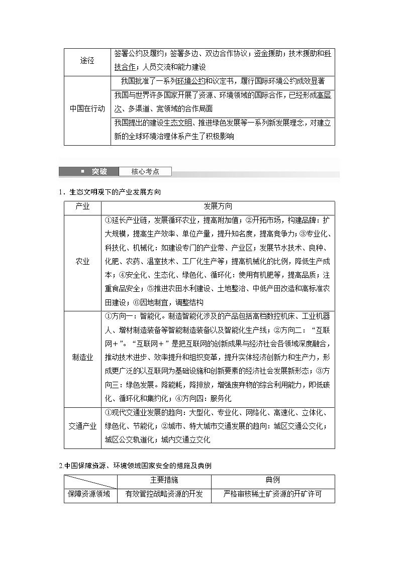 第四部分  第二章　课时七5　保障国家安全的资源、环境战略与行动-2025年高考地理大一轮复习（课件+讲义+练习）03
