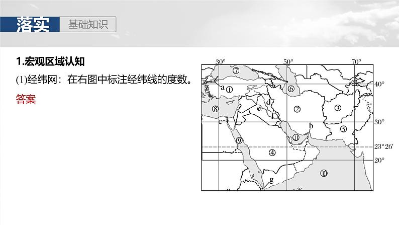 第五部分  第一章　第一讲　课时七7　西亚　非洲-2025年高考地理大一轮复习（课件+讲义+练习）07