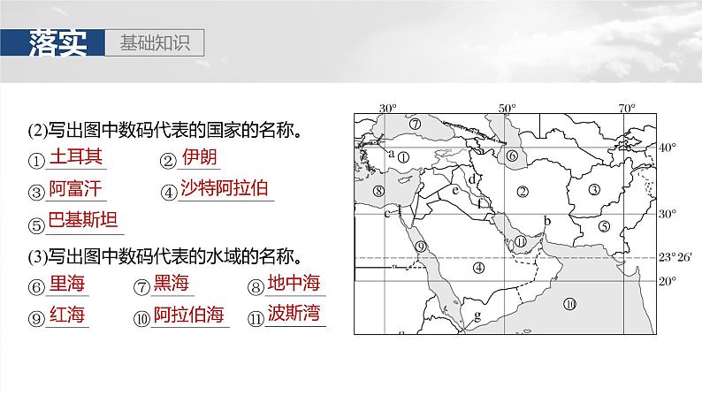 第五部分  第一章　第一讲　课时七7　西亚　非洲-2025年高考地理大一轮复习（课件+讲义+练习）08