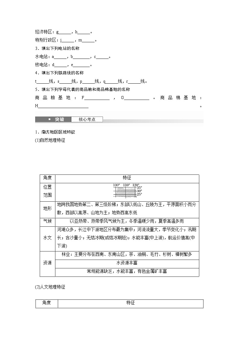 第五部分  第二章　第二讲　课时八5　南方地区-2025年高考地理大一轮复习（课件+讲义+练习）02