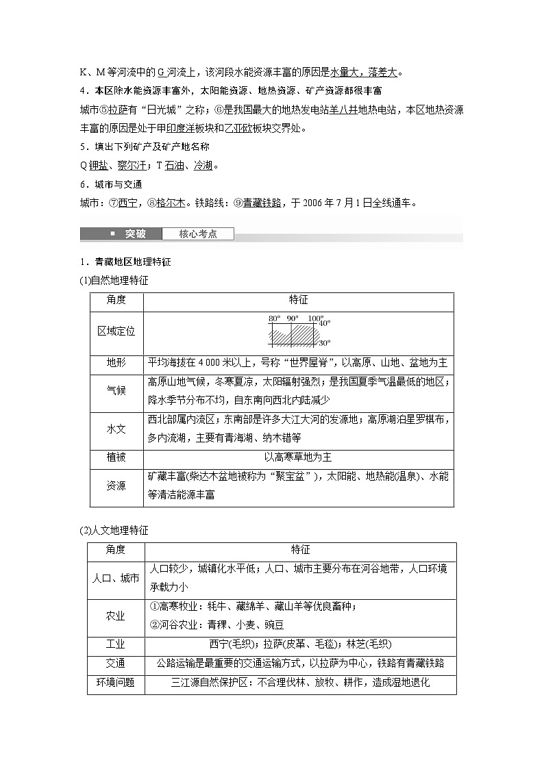 第五部分  第二章　第二讲　课时八7　青藏地区-2025年高考地理大一轮复习（课件+讲义+练习）02