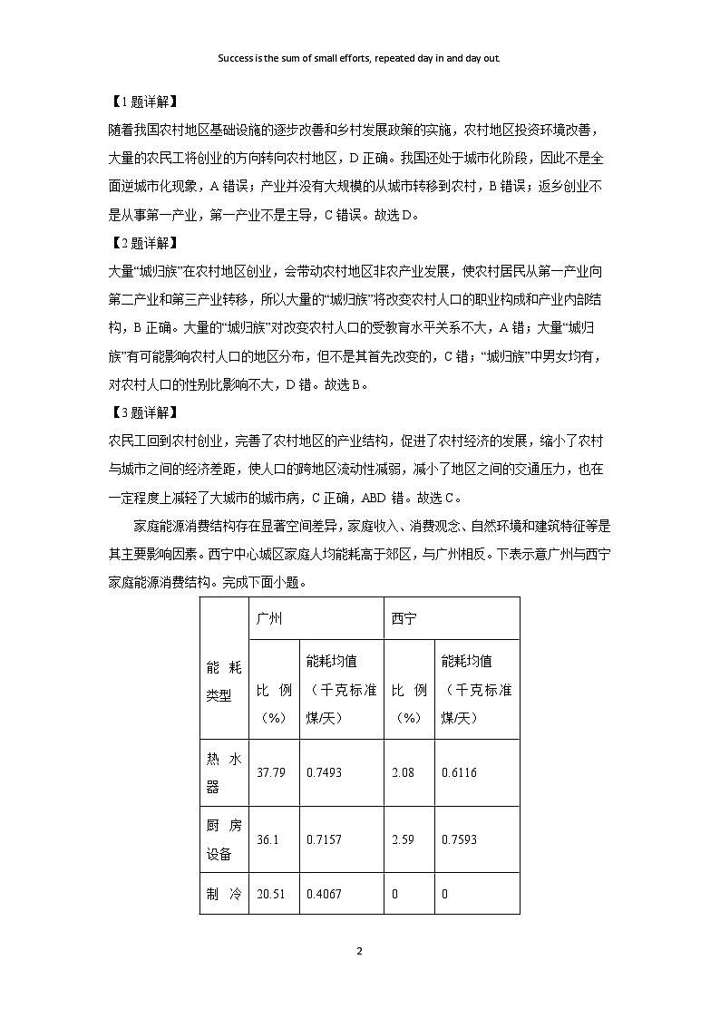 [地理][期末]湖北省部分省级示范高中2023_2024学年高一下学期期末测试试题(解析版)02