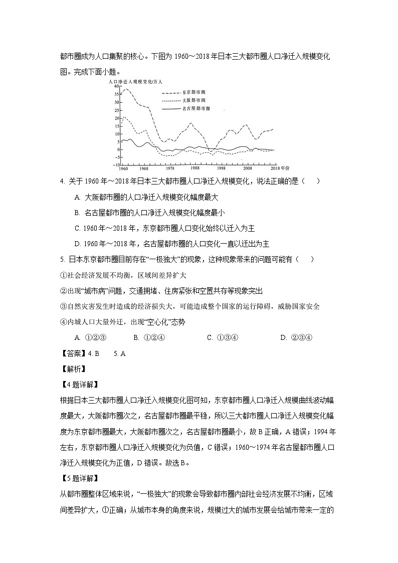 [地理][期末]湖南省多校联考2023-2024学年高一下学期期末考试(解析版)第3页