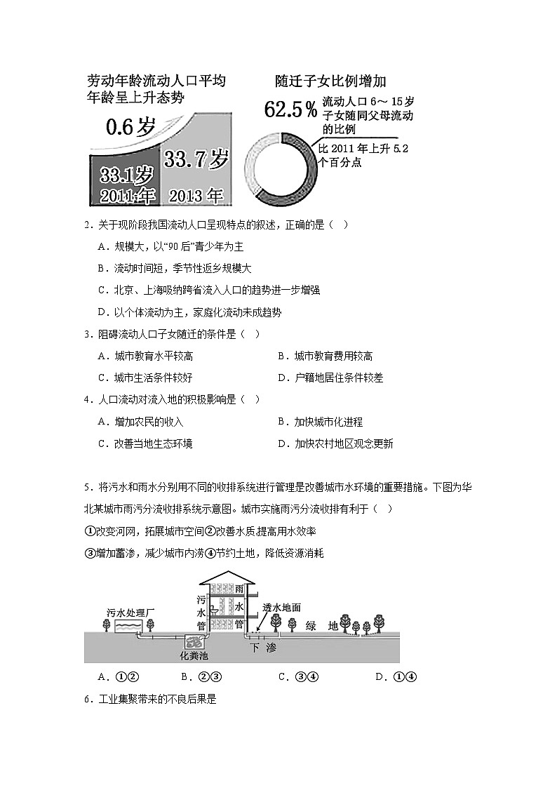 河南省周口市川汇区周口恒大中学2024-2025学年高二上学期开学考试地理试题02