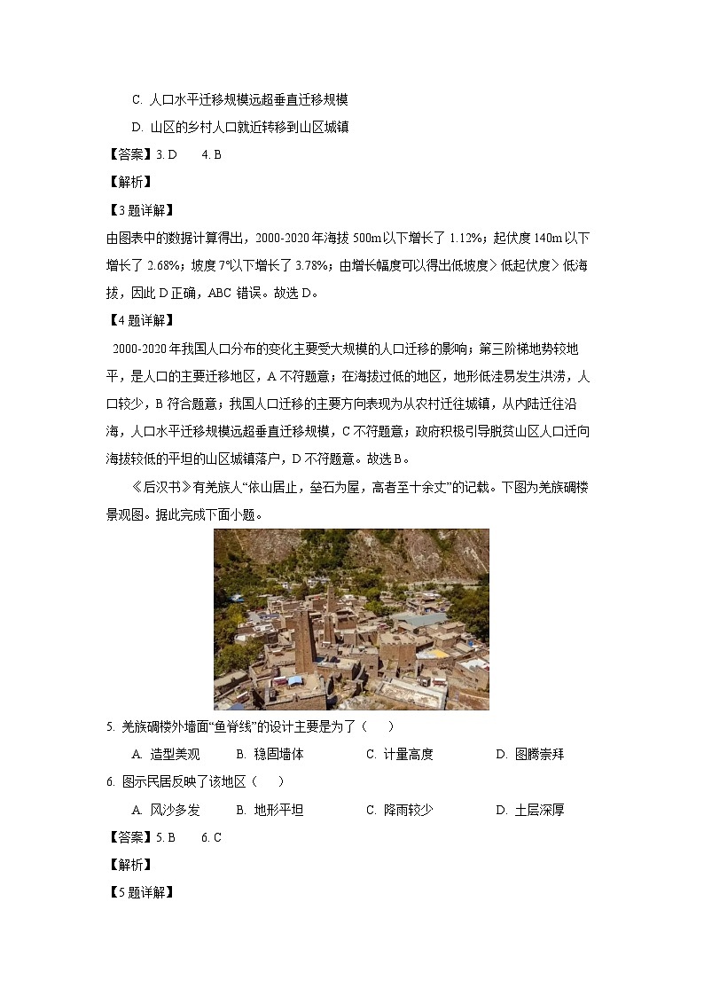 [地理][期末]湖南省邵阳市新邵县2023-2024学年高一下学期期末考试(解析版)第3页