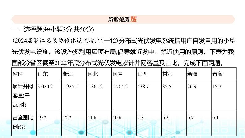 浙江版高考地理一轮复习阶段检测模块三课件02