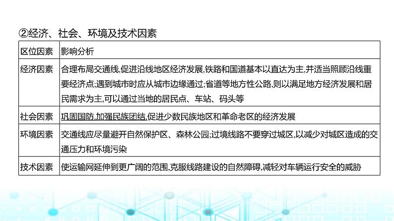 广东版高考地理一轮复习专题10交通运输布局与区域发展课件第8页