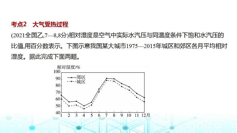 广东版高考地理一轮复习专题三地球上的大气第一讲习题课件03