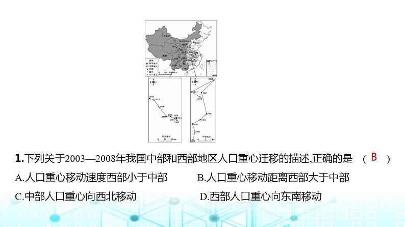 广东版高考地理一轮复习专题七人口与地理环境习题课件第3页