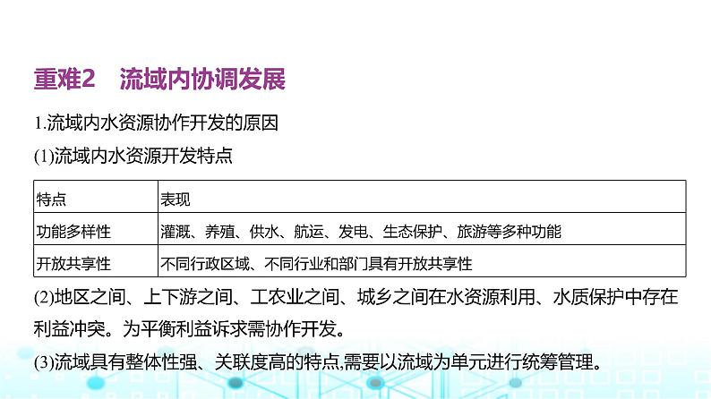 天津版高考地理一轮复习专题一0四区域协调与区际合作讲解课件07