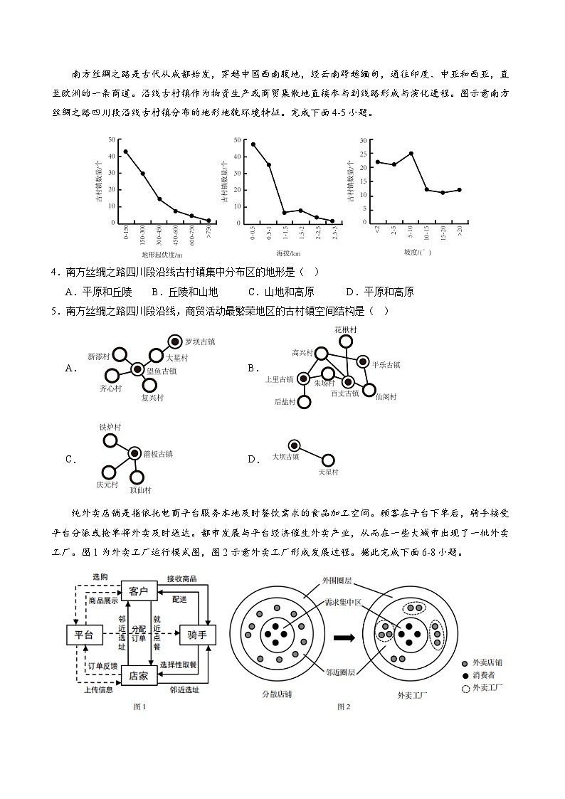 全国卷C（高一地理·期末真题）-2024-2025学年高一年级地理下学期期末测试卷（原卷版）第2页