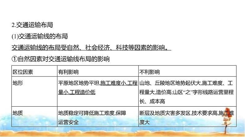 新高考版高三地理一轮复习专题一0交通运输布局与区域发展课件第8页