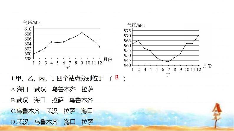 新高考版高三地理一轮复习专题三地球上的大气第二讲气压带、风带与气候练习课件第3页